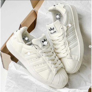 Giày Adidas Superstar, Giày Thể Thao Nam Nữ Adidas Mũi Sò Trắng Bản Đẹp Full Box Bill