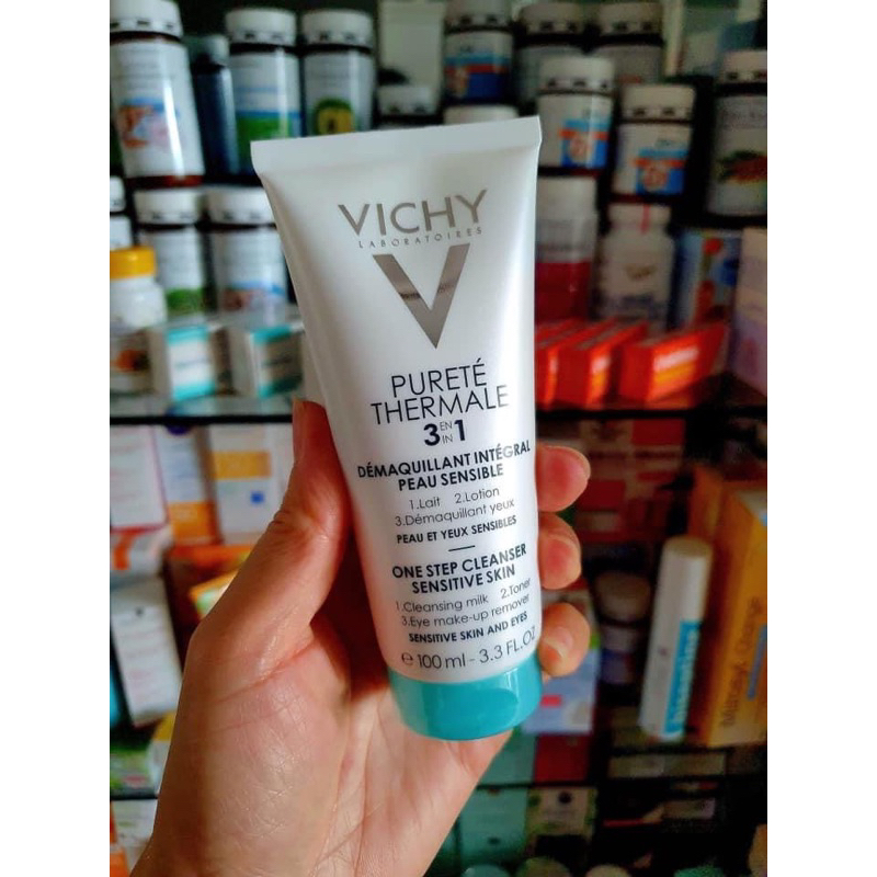 Sữa Rửa Mặt,Tẩy Trang Vichy 3in1 100ml