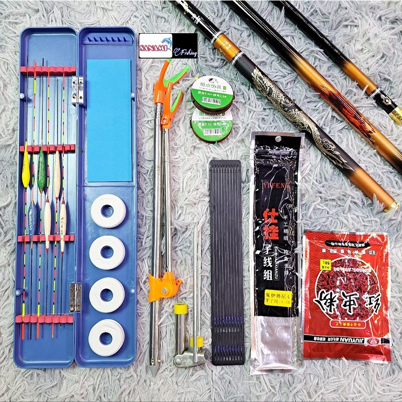 Bộ cần câu tay Đế Vương Chư Hầu 6H chuyên săn hàng đủ size tặng kèm phụ kiện