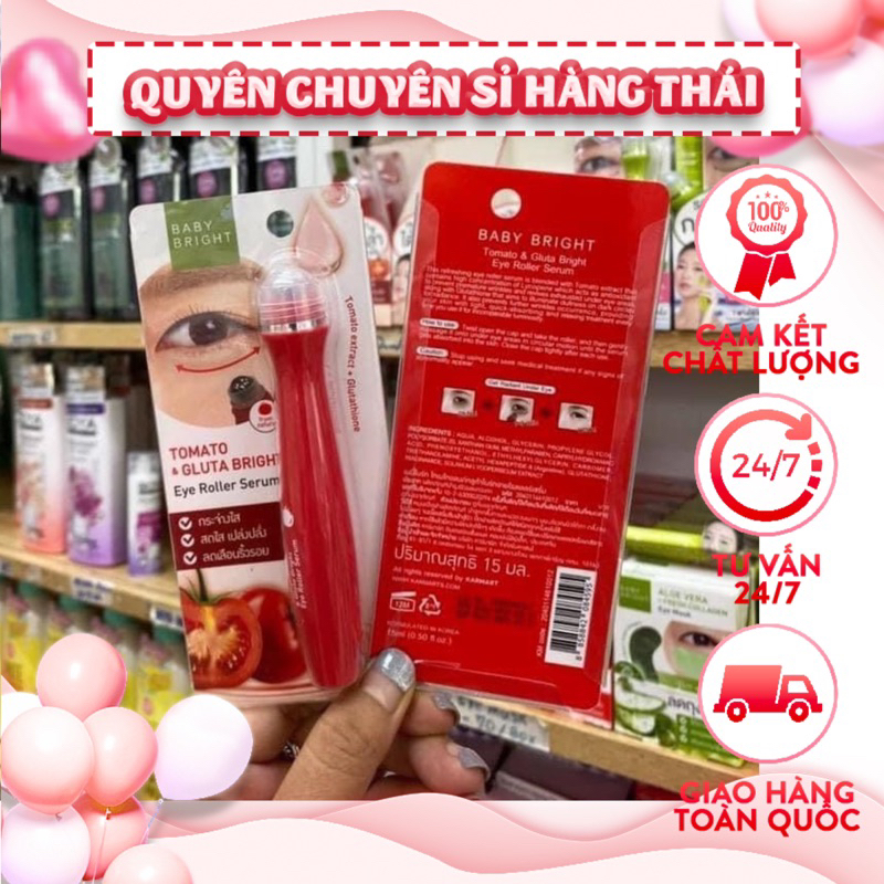 bút lăn mắt cà chua thái lan