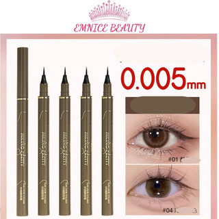 Kẻ mắt nước MKING, bút kẻ mắt đầu mảnh 0.005 eyeliner màu đen nâu nội địa trung EMNICE BEAUTY