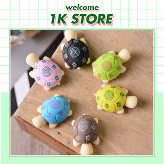 Set 2 cục tảy hình chú rùa dễ thương, combo 2 cục gôm họa tiết rùa con đáng yêu màu sắc sinh động, tẩy bút chì siêu sạch