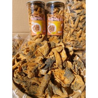 1KG Da cá sấy giòn lắc trứng muối hàng ngon chuẩn vị