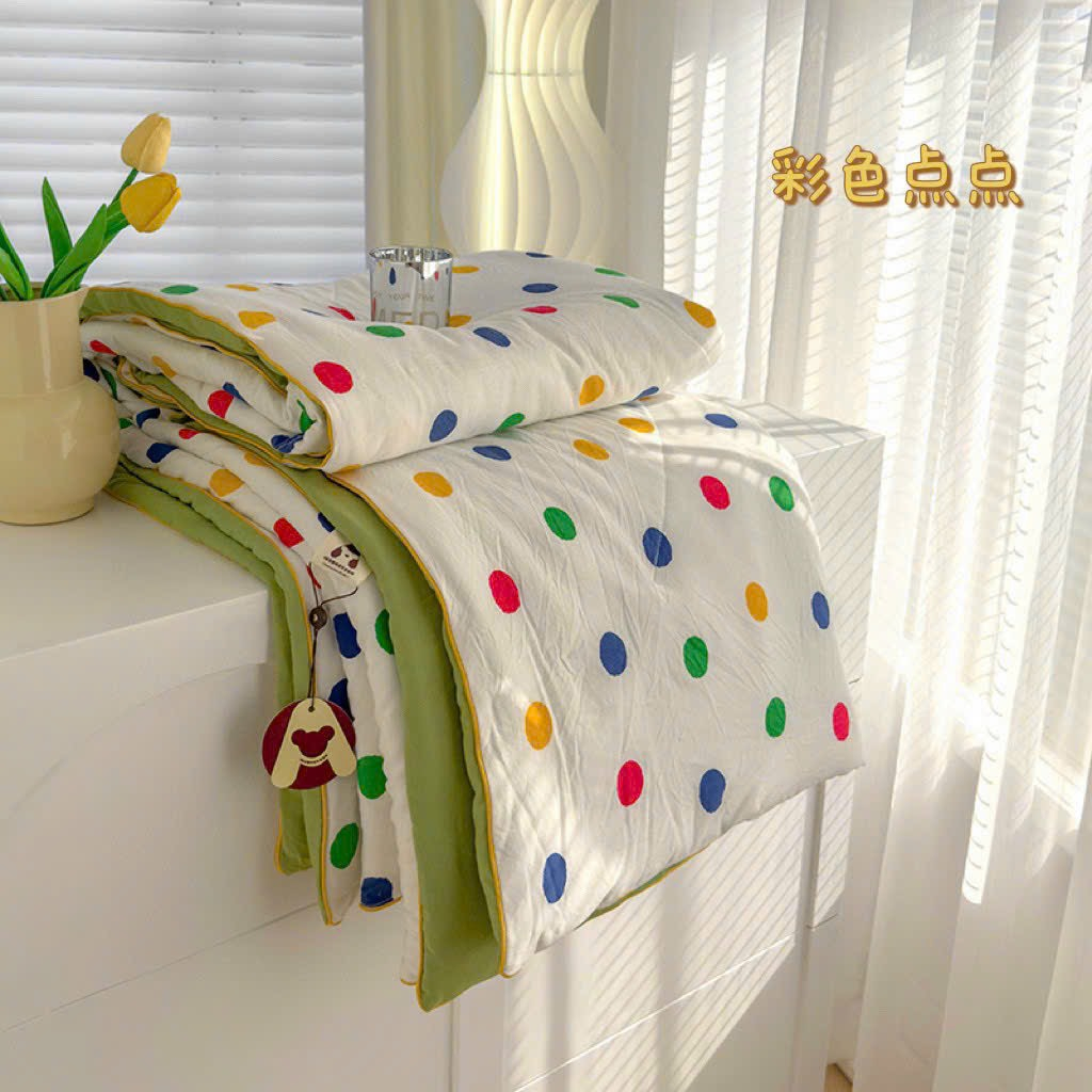 Chăn cotton đũi hàn quốc kích thước 2mx2m3 nhập khẩu , Mền hè đũi cotton chất liệu mềm mại thoáng mát mẫu mới