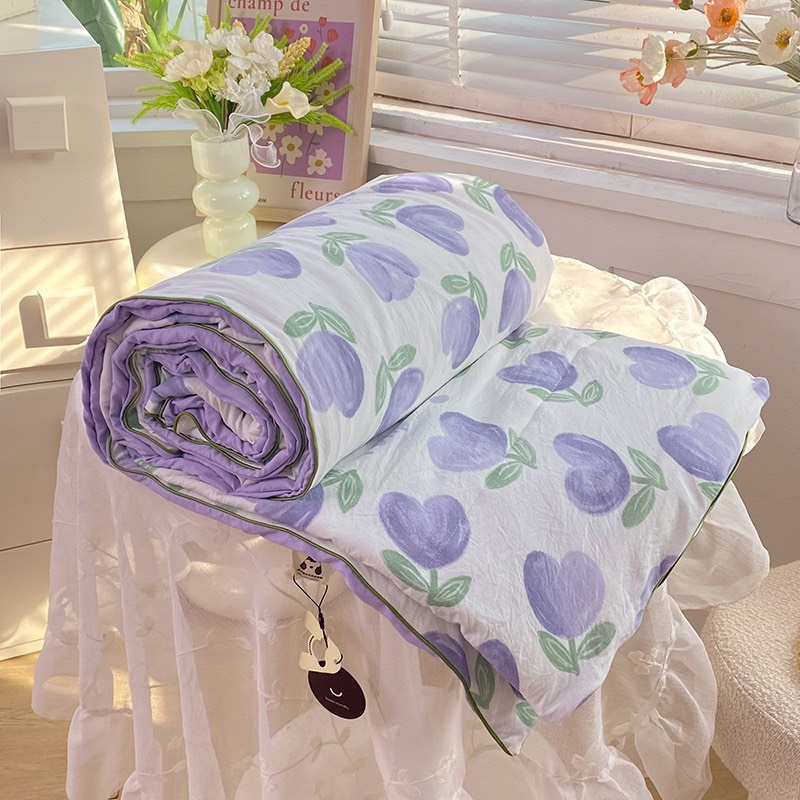 Chăn cotton đũi hàn quốc kích thước 2mx2m3 nhập khẩu , Mền hè đũi cotton chất liệu mềm mại thoáng mát mẫu mới