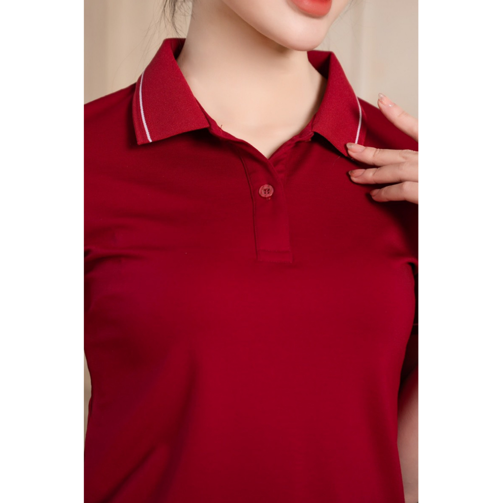 Áo phông có cổ BELEX nữ tay ngắn chất liệu vài Rayon dệt từ sợi 60s cao cấp, mềm mại thoáng mát | BigBuy360 - bigbuy360.vn