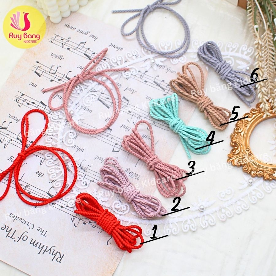 Chun buộc tóc met nhỏ sợi thừng - 2m