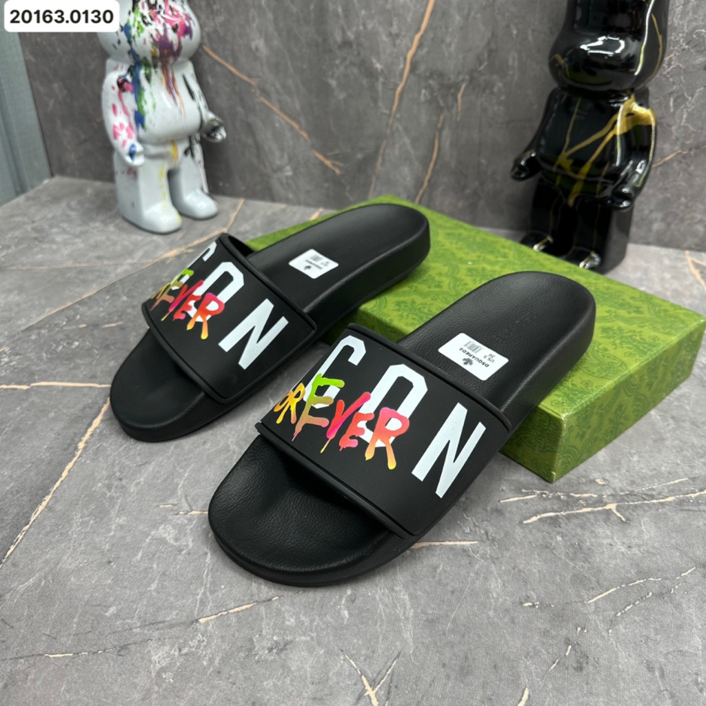 Dép Dsq2 icon và dsq chữ đế cao su non bản đẹp