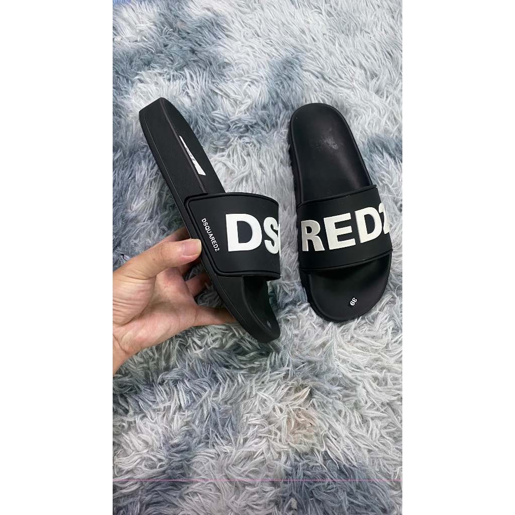 Dép Dsq2 icon và dsq chữ đế cao su non bản đẹp