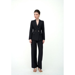 Set Blazer 2 hàng khuy mix cùng quần đứng/ chân váy bút chì