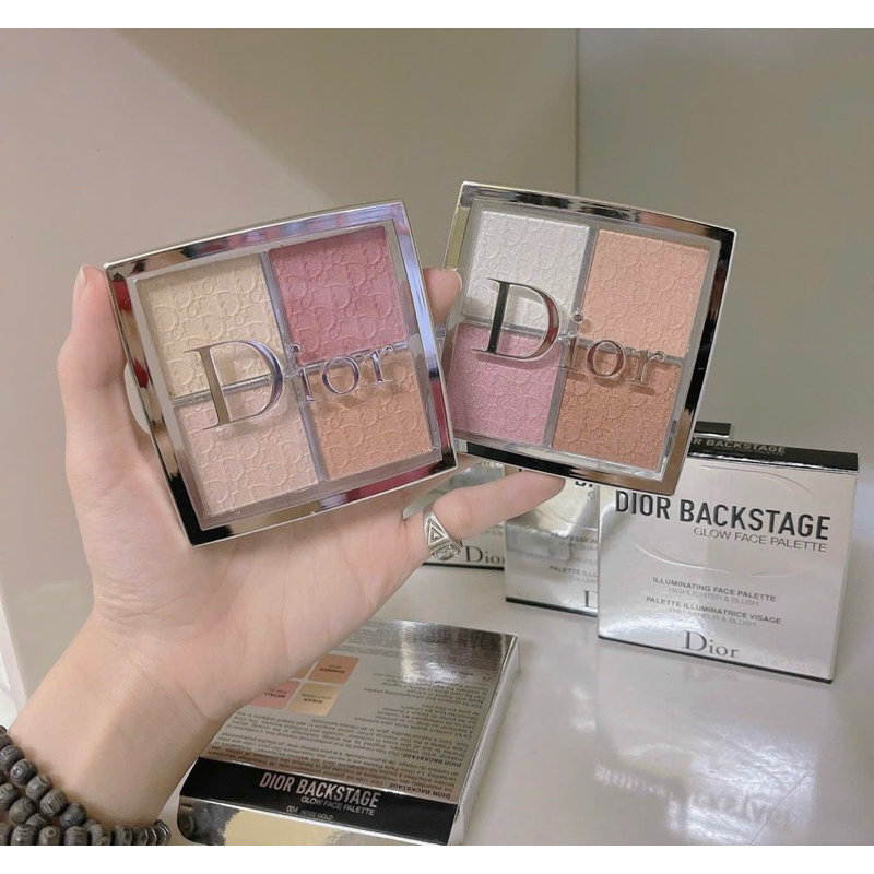 Phấn Tạo Khối HighLight DIOR Backstage Glow Face Palette 4 ô