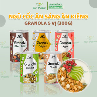Ngũ Cốc Granola Ăn Kiêng Giảm Cân Vị Trái Cây Mix Sữa Chua Sấy Khô Befresco 300G - Granola Ngũ Cốc