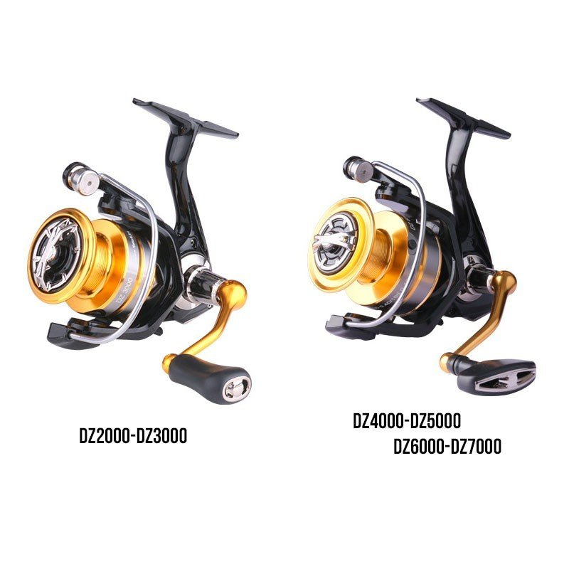 Máy câu cá Deukio Crossfires DZ cao cấp tải lớn size từ 2000-7000 câu lục câu lure và lăng xê