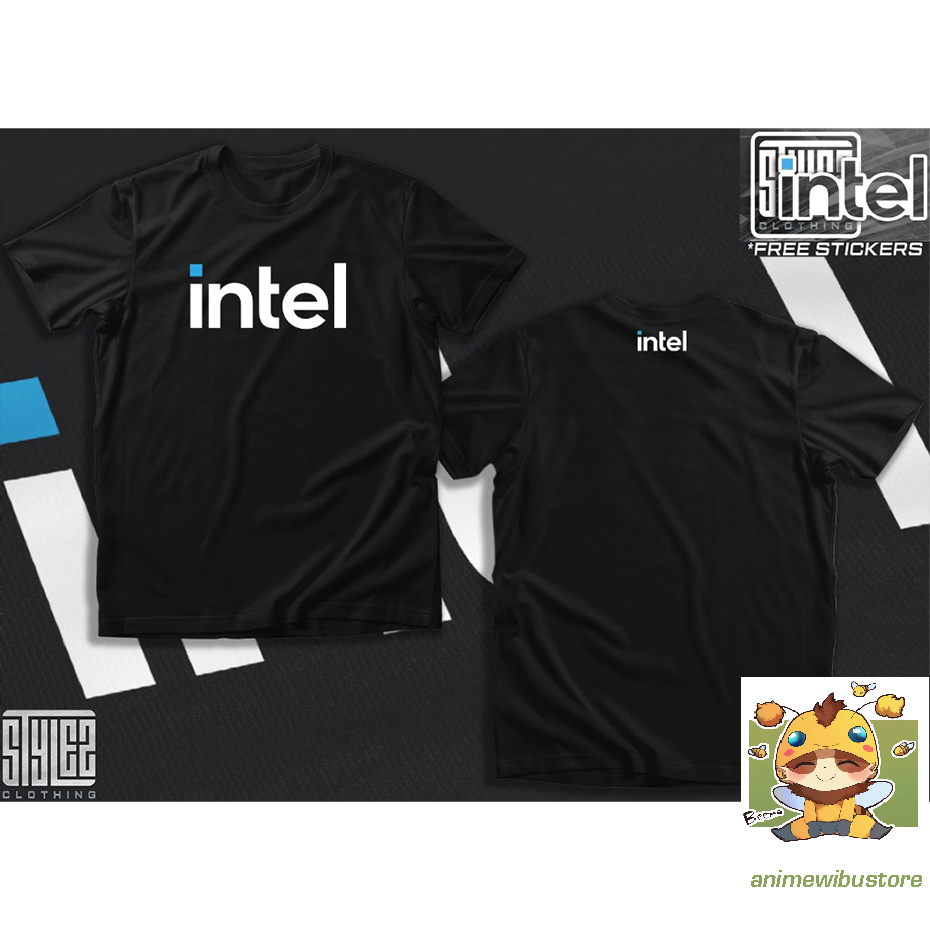 Áo thun INTEL LOGO PRINT FASHION APPAREL cực chất giá rẻ