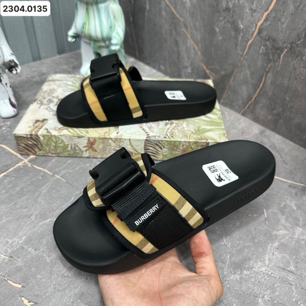 Dép BBR quai bấm quai to đế cao su non bản đẹp 2023