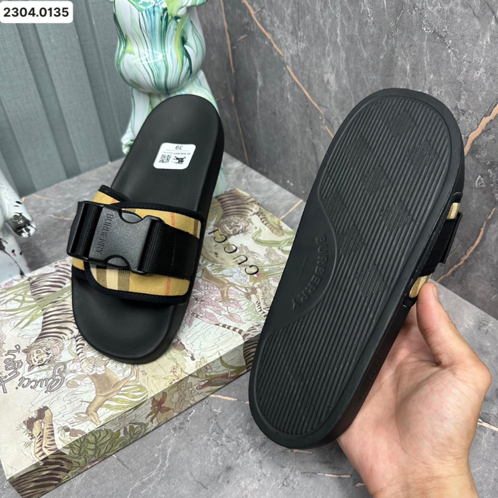 Dép BBR quai bấm quai to đế cao su non bản đẹp 2023