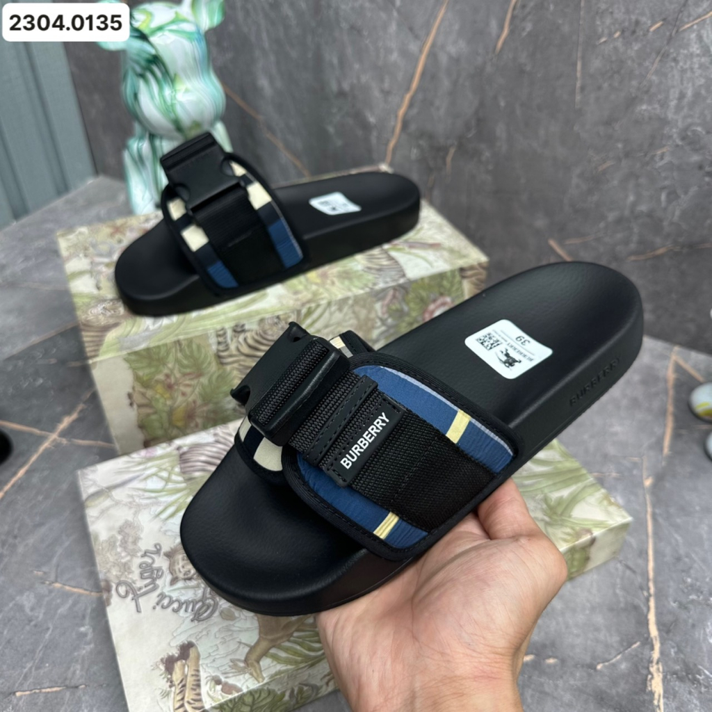 Dép BBR quai bấm quai to đế cao su non bản đẹp 2023