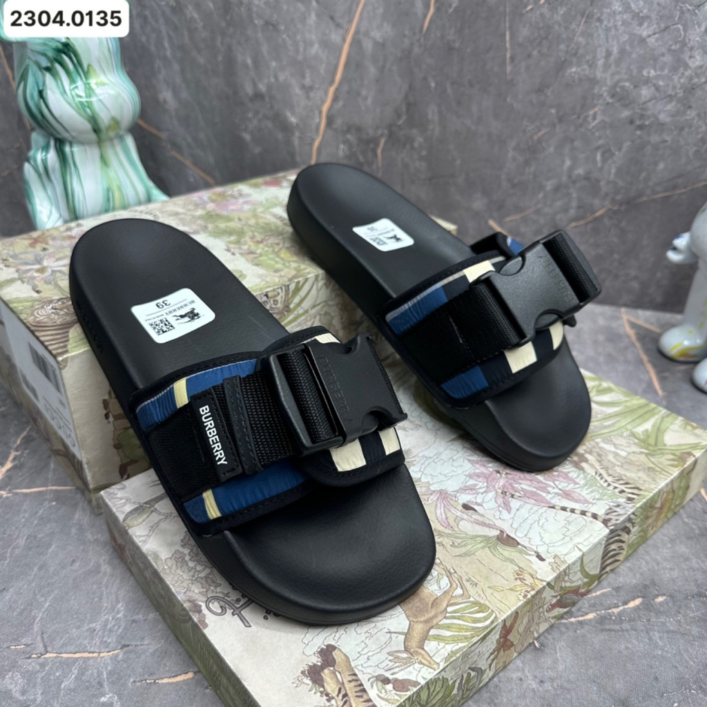 Dép BBR quai bấm quai to đế cao su non bản đẹp 2023