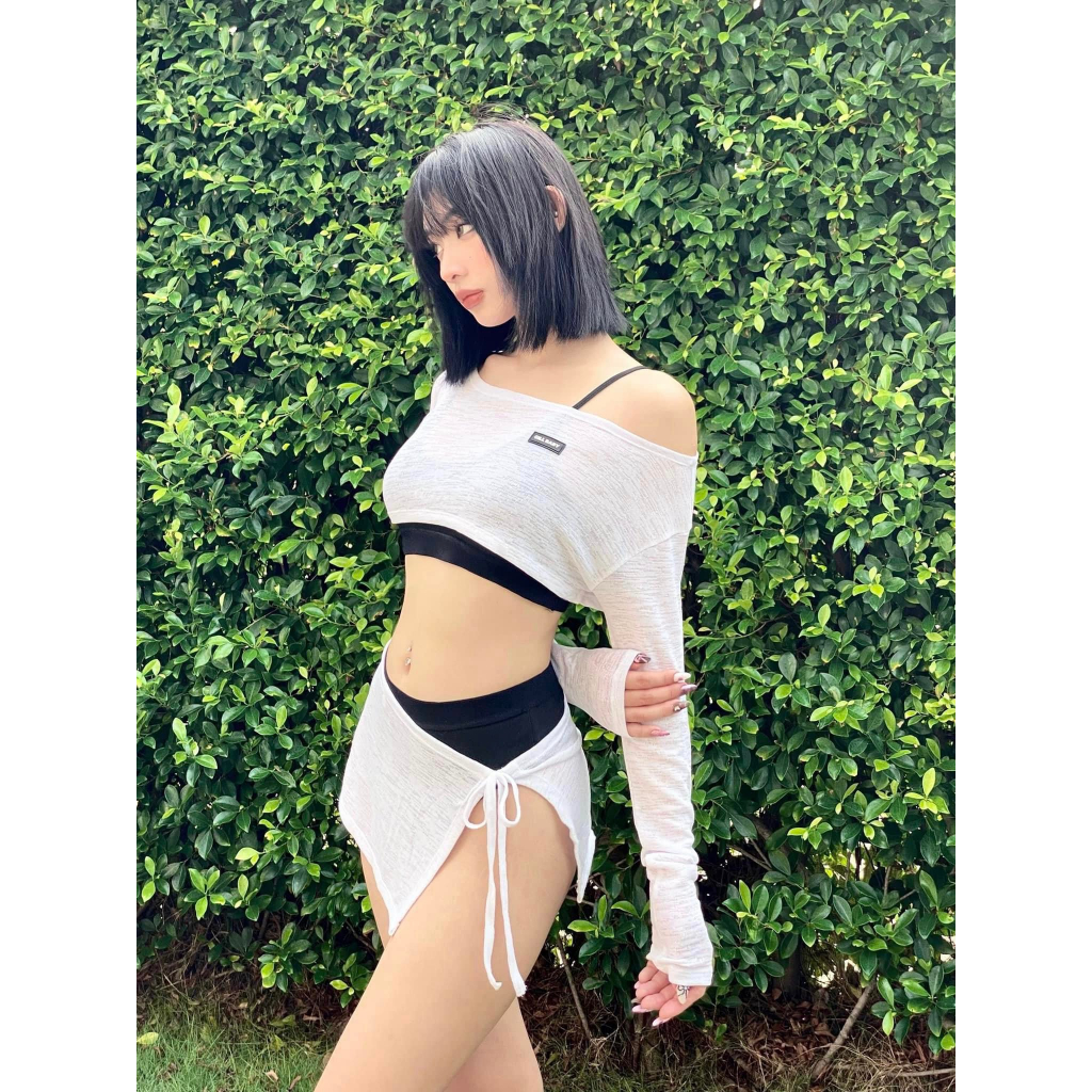 Set bộ bikini 4 món siêu hot kèm áo khoác siêu xinh