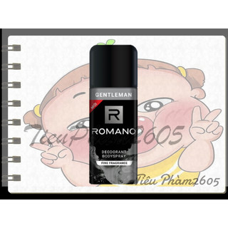 Xịt Khử Mùi Romano 150ml.