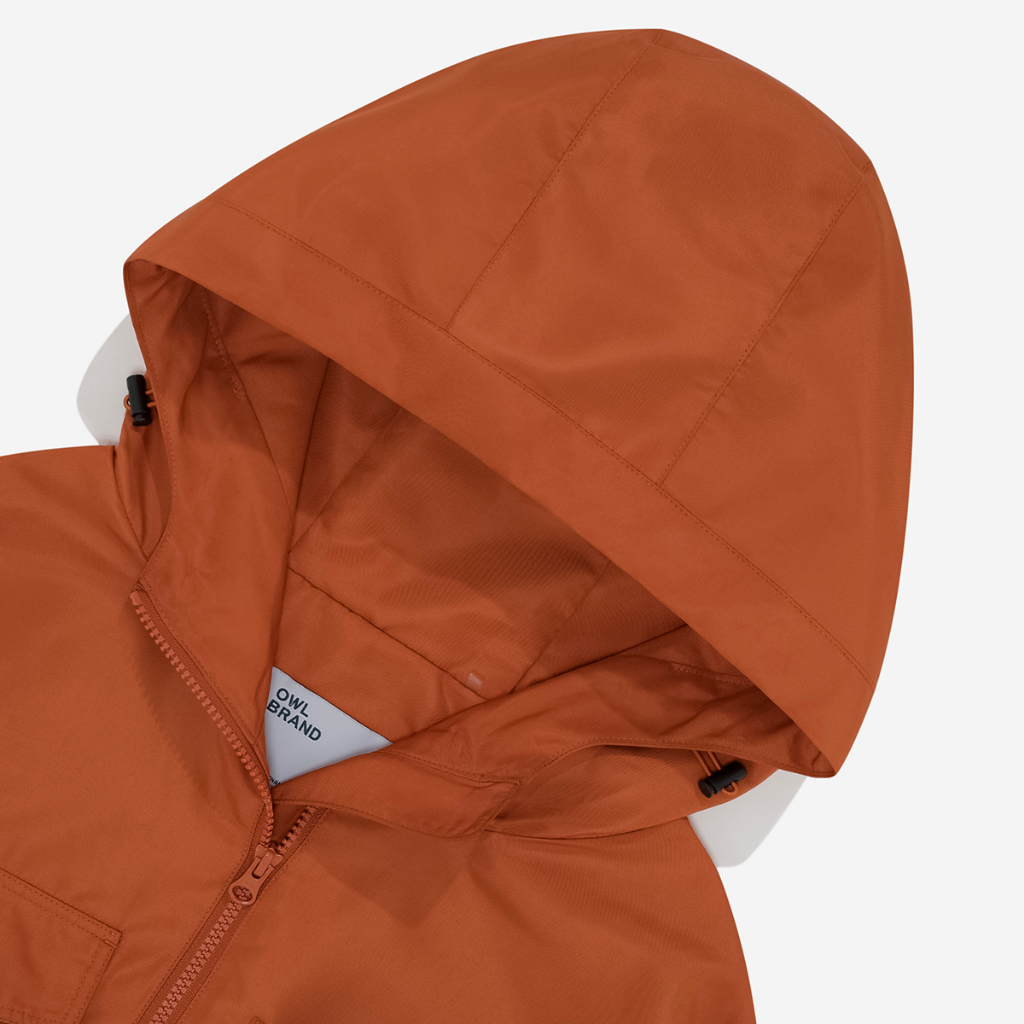 Áo khoác dù Owlbrand Windcold/ Cam