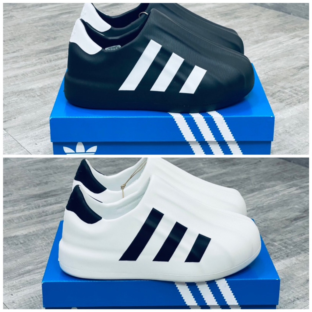 Giày Adidas adifom superstar Core Black White_Giày sục adidas trắng đen cao su đúc nguyên khối hot trend