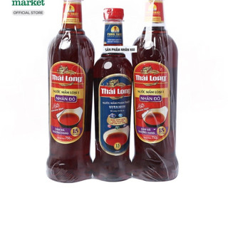 Nước mắm thái long nhãn đỏ 15 độ đạm chai 500ml/100ml