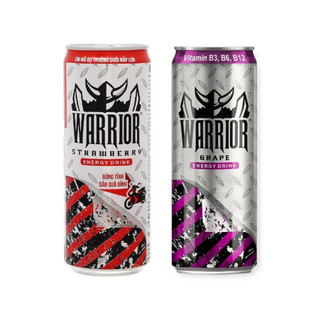 Lốc 6 lon nước tăng lực sting thái warrior lon 325ml