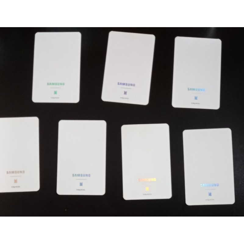 Lucky random card Samsung BTS offical