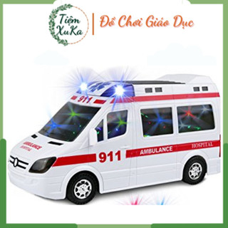 Xe cứu thương chạy bằng pin cho bé