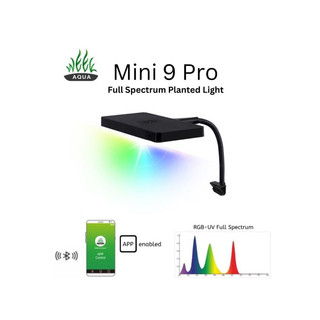 Đèn thuỷ sinh Week Aqua Mini 9 Pro | mini9pro RGB+UV cao cấp - đèn thuỷ sinh cá cảnh siêu đẹp