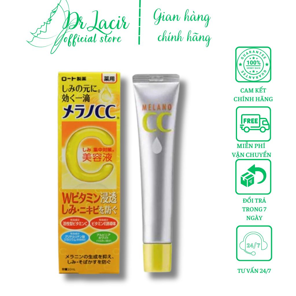 Tinh chất dưỡng trắng da chống thâm nám Melano CC Whitening Essence 20ml