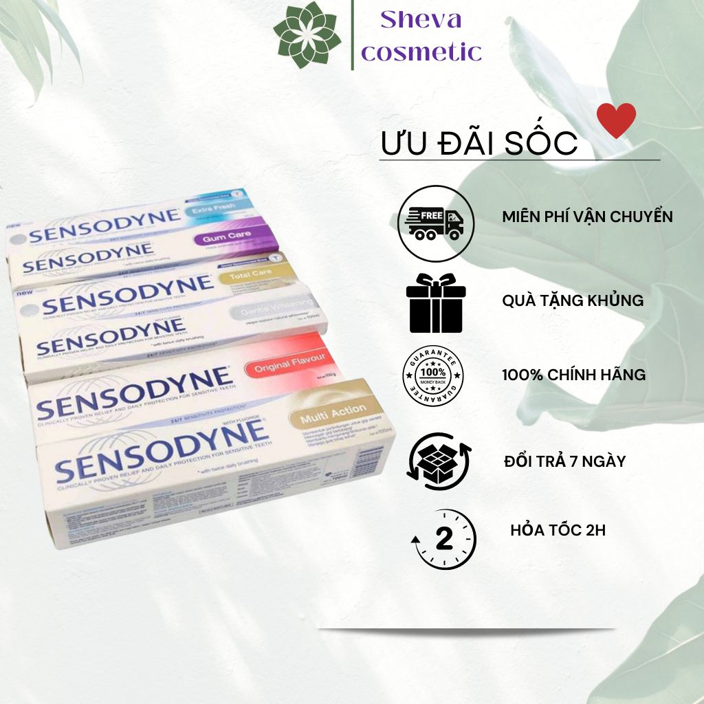 Kem đánh răng Sensodyne Cool Mint hương bạc hà the mát 100gr