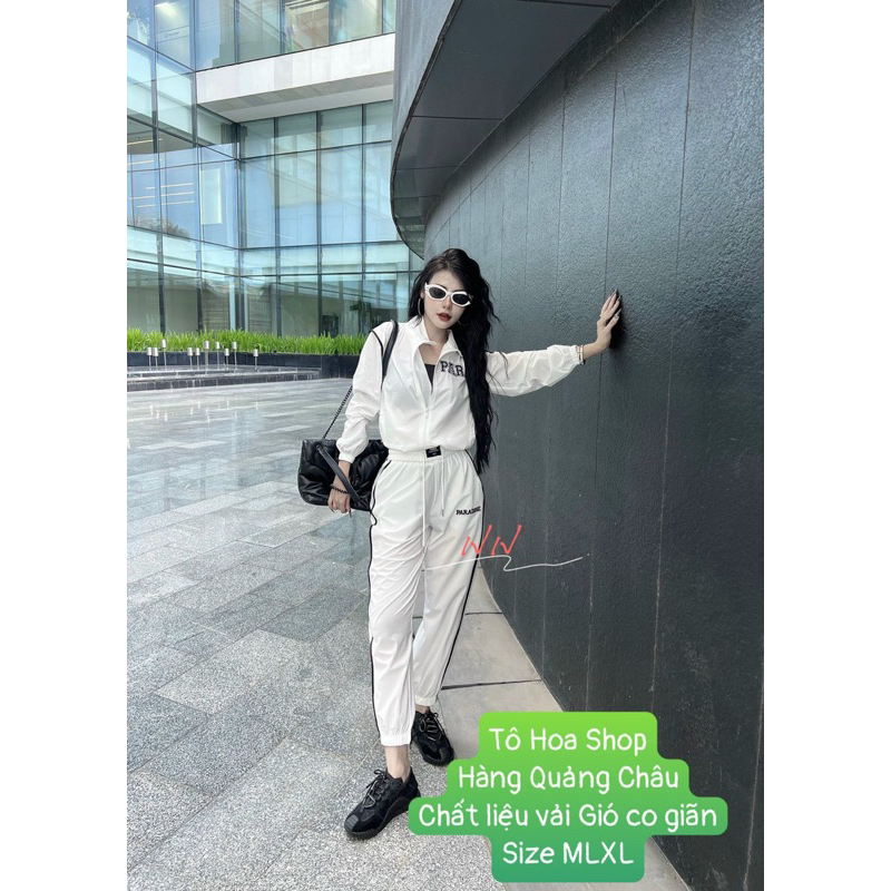 Bộ ngủ nữ.sét thể thao kéo khoá.đồ mặc nhà thu đông chất vải gió mềm co giãn hàng quảng châu cao cấp,tohoa_shop.SizeMLXL