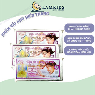 ✔️TEM CHỐNG GIẢ✔️ KHĂN VẢI KHÔ ĐA NĂNG HIỀN TRANG SIÊU MỀM TÚI 200 GAMR