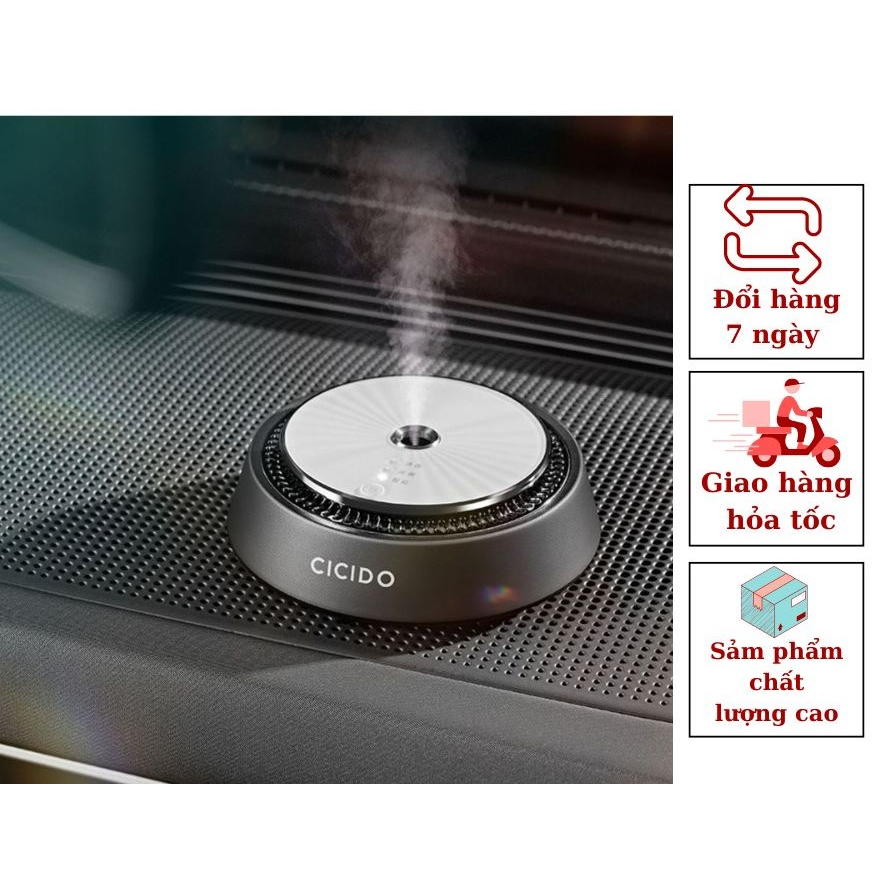 Khuếch tán tinh dầu CICIDO cao cấp, Máy phun tinh dầu trên xe hơi công nghệ AI
