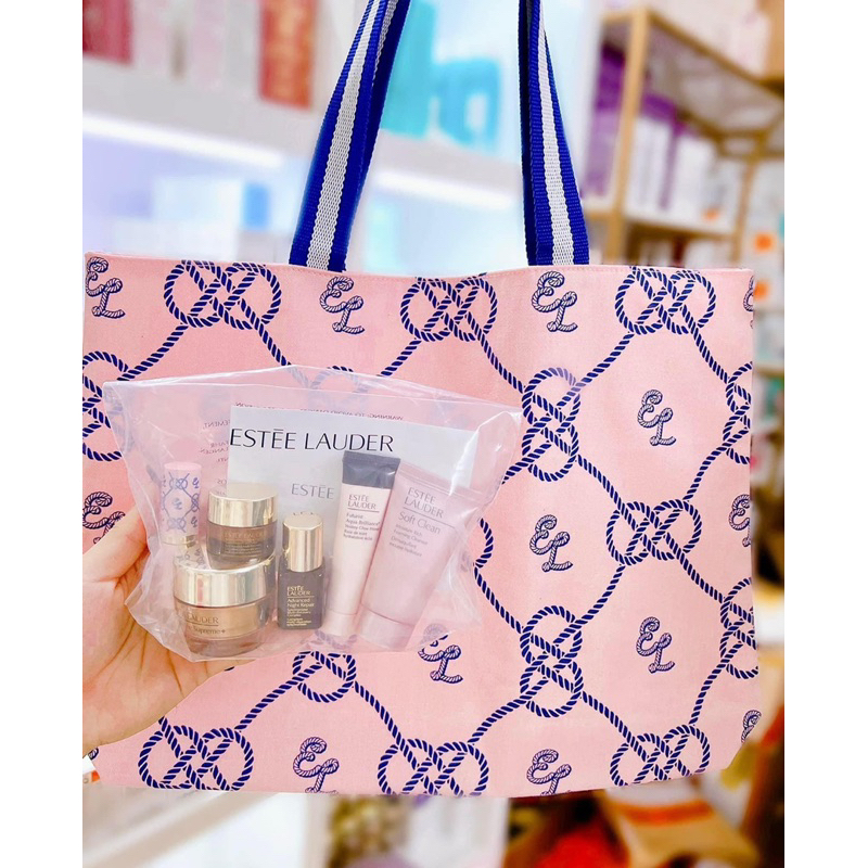 set dưỡng da Estée Lauder mini + túi