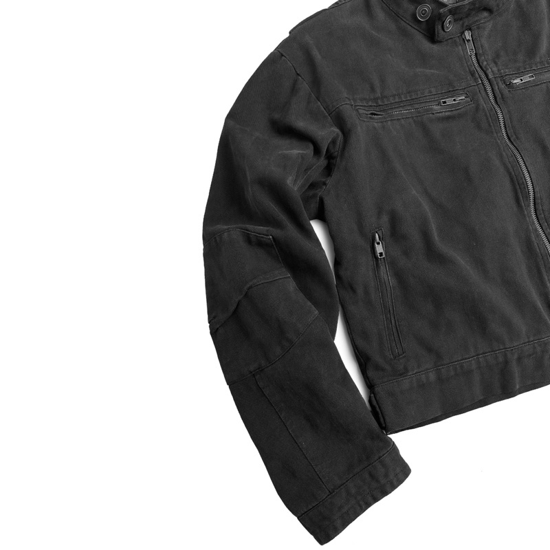 #roiworkshop Áo Khoác Nam Nữ Phom Biker - Xử Lý Wash