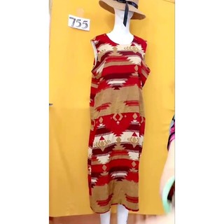 đầm sơmi vintage size L/XL. S755