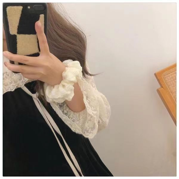 Dây buộc tóc scrunchies cột tóc LAGU Accessories phụ kiện buộc tóc màu pastel trơn