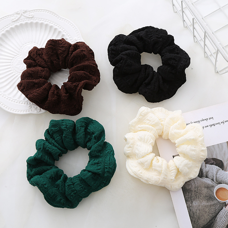 Dây buộc tóc scrunchies cột tóc LAGU Accessories phụ kiện buộc tóc màu pastel trơn