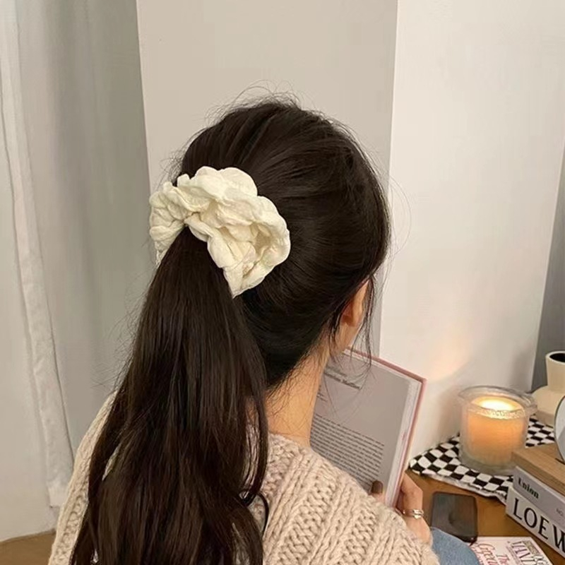 Dây buộc tóc scrunchies cột tóc LAGU Accessories phụ kiện buộc tóc màu pastel trơn