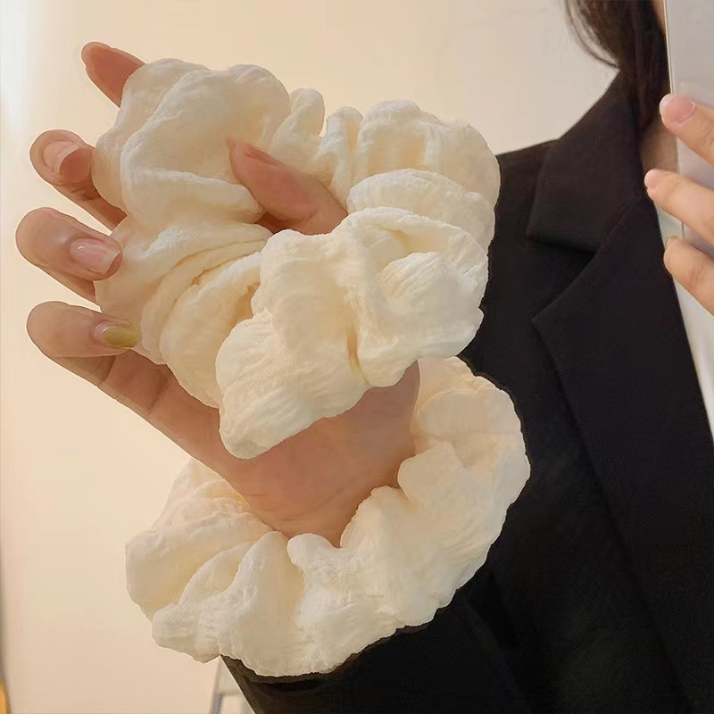 Dây buộc tóc scrunchies cột tóc LAGU Accessories phụ kiện buộc tóc màu pastel trơn