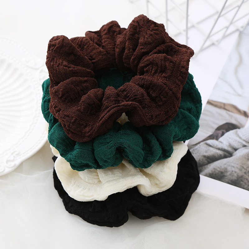 Dây buộc tóc scrunchies cột tóc LAGU Accessories phụ kiện buộc tóc màu pastel trơn