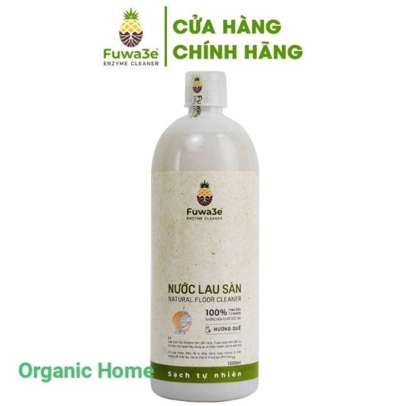 Nước Lau Sàn Fuwa3e 1 Lít - Nước Lau Sàn Hữu Cơ Sinh Học Fuwa3e Từ Vỏ trái cây - An toàn cho gia đình
