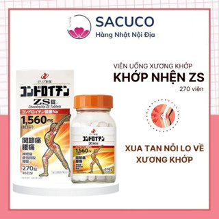 Combo Viên uống hỗ trợ xương khớp nhện Zs Chondroitin Nhật Bản 270 Viên