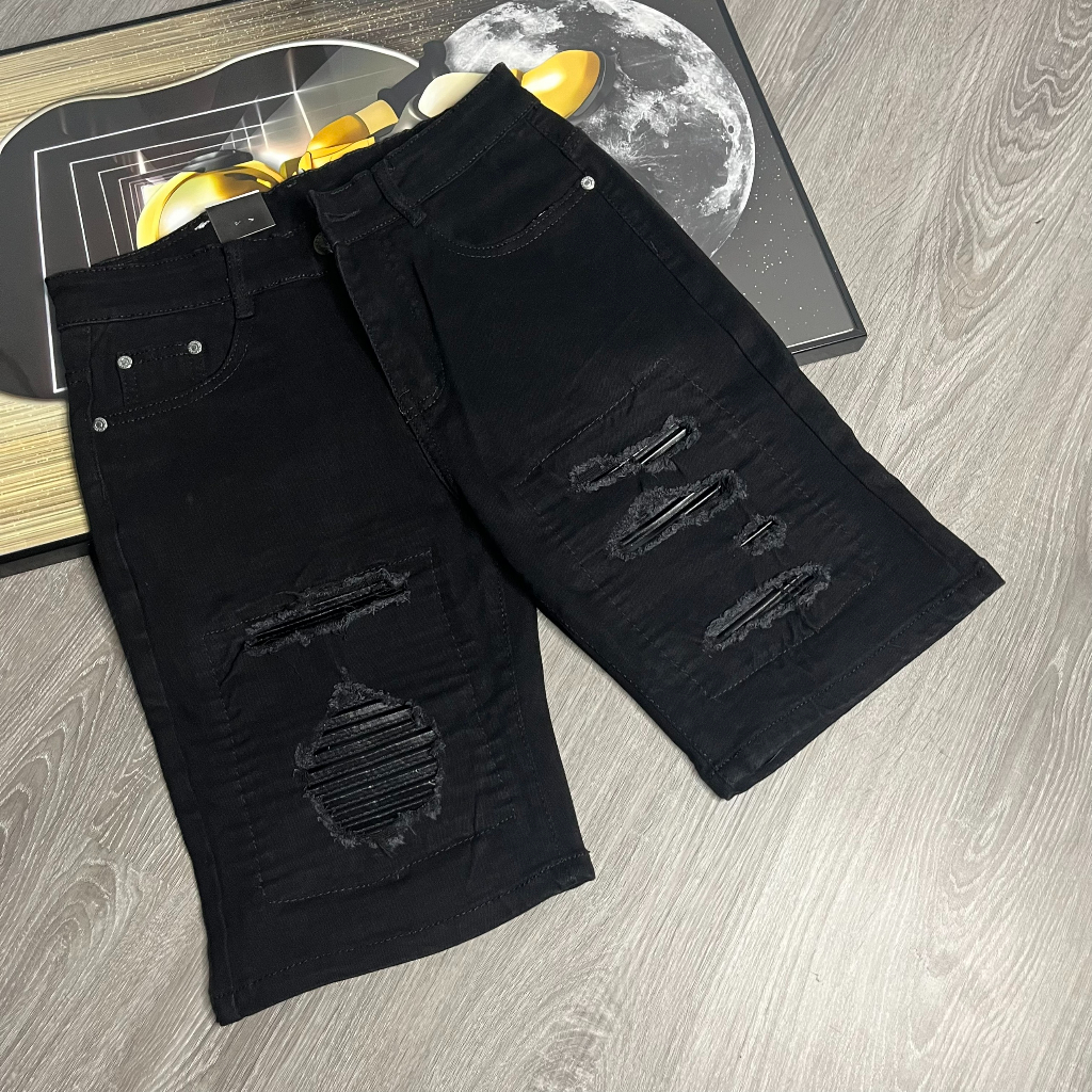 Quần Short Jean Nam chất bò cotton,quần lửng jean, Quần rin nam ngắn Ptz.boutique NHIỀU MẪU ĐẸP QS233