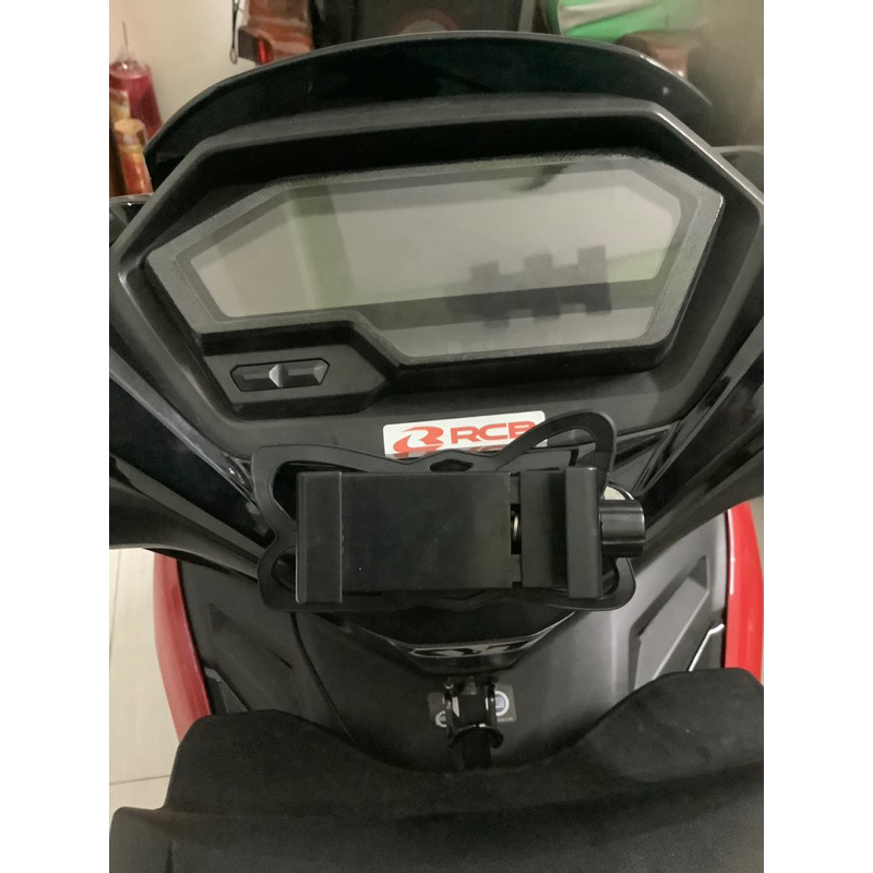 Giá đỡ điện thoại xe máy Stouring xoay 360 độ v4-Gắn như zin cho winner xv2,v3-PEMEGANG TELEFON MOTOSIKAL RSX 150