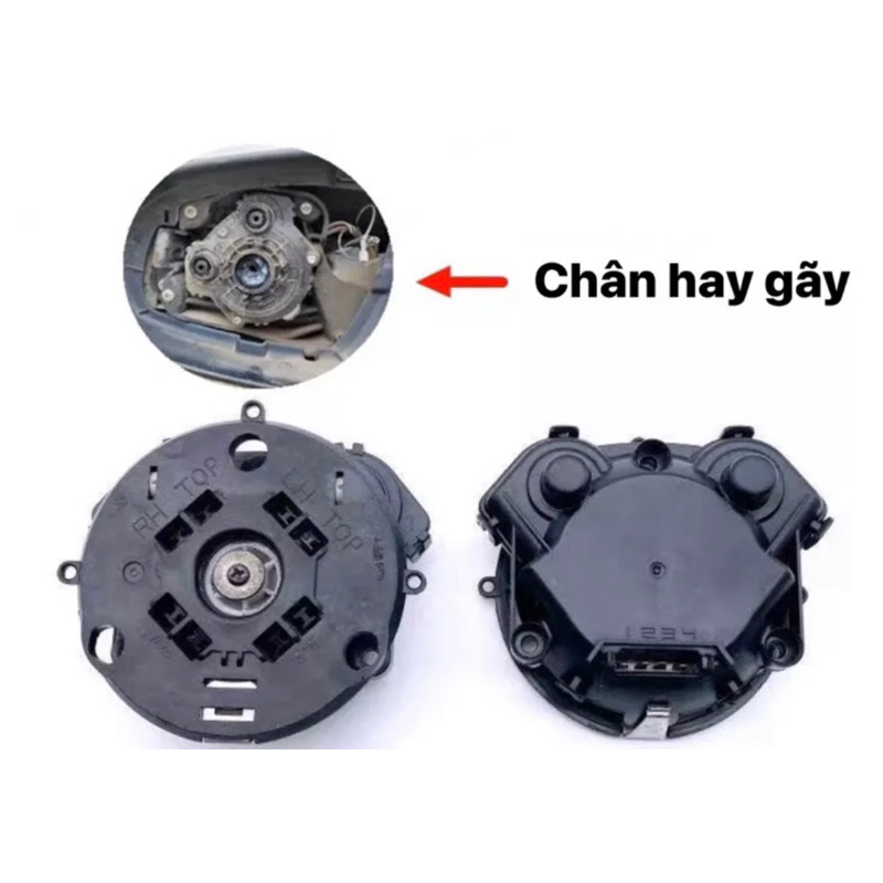 Mô tơ chỉnh hướng mặt gương Hyundai i10 hàng bãi