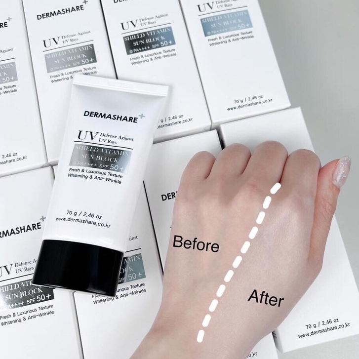 Măng tây baby - Kem chống nắng Dermashare thuần vô cơ lành tính